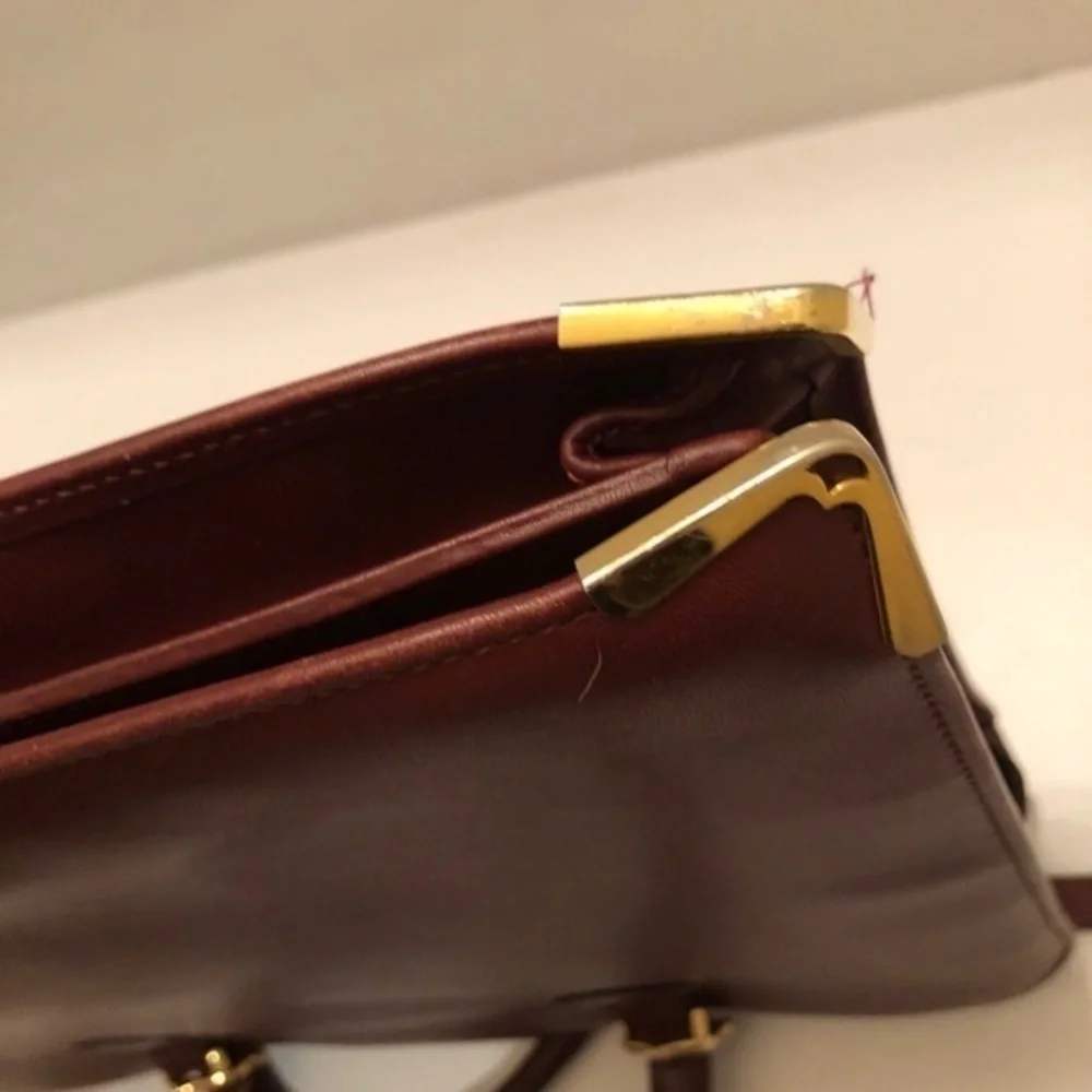 Cartier authentic leather briefcase